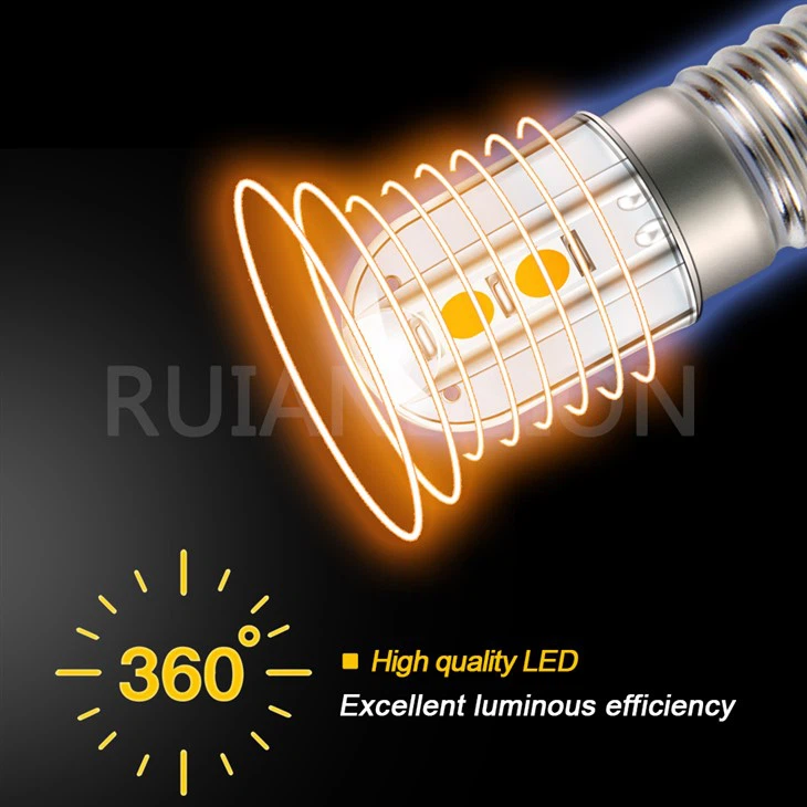 Ruiandsion E10 Mini Maglite Bulb Led Flashlight Bulbs 6V 3030 4SMD Chips Yellow Torch Bike Work Light Non Polarity