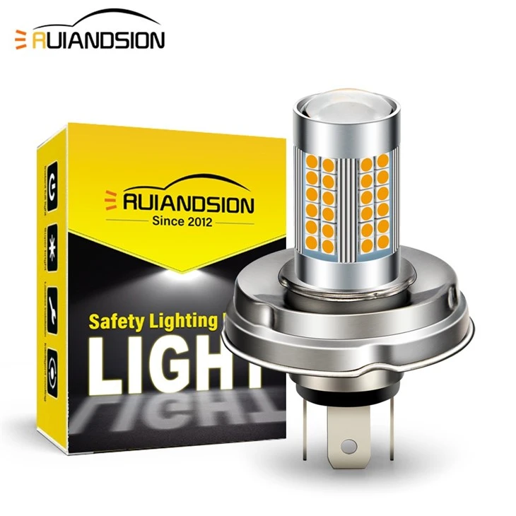 Ruiandsion Best Led Headlight Bulb For Motorcycle Factory 10-30V Yellow Ruiandsion Best Led Headlight Bulb For Motorcycle Factory 10-30V Yellow