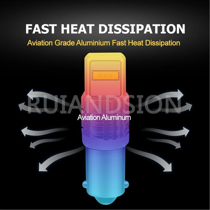 Ruiandsion BA9S Smart Bulbs Vehicle Automotive Lighting Strobe Lights 6V 12V 24V White Ruiandsion BA9S Smart Bulbs Vehicle Automotive Lighting Strobe Lights 6V 12V 24V White