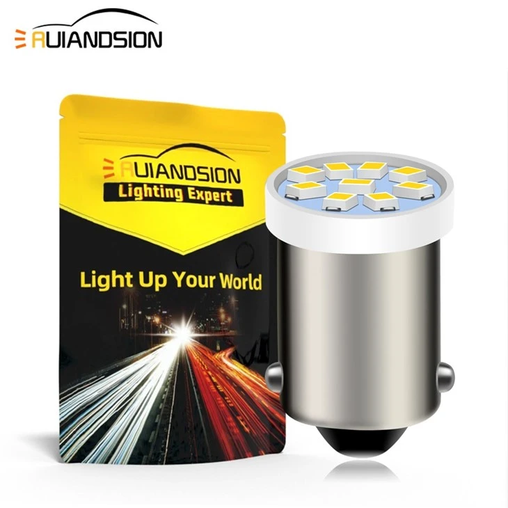 Ruiandsion BA9S Vehicle Strobe Lights Best Ambient Lighting Car 6V White Warm White Ruiandsion BA9S Vehicle Strobe Lights Best Ambient Lighting Car 6V White Warm White