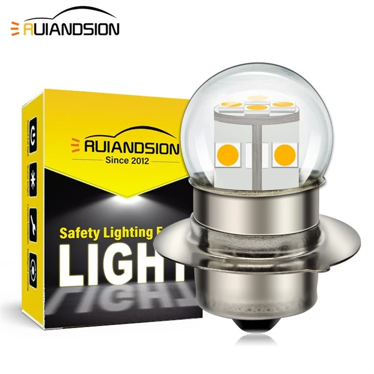 Ruiandsion Super Bright P15S Motorcycle Bulbs Made In China 6-30V White Warm White Ruiandsion Super Bright P15S Motorcycle Bulbs Made In China 6-30V White Warm White